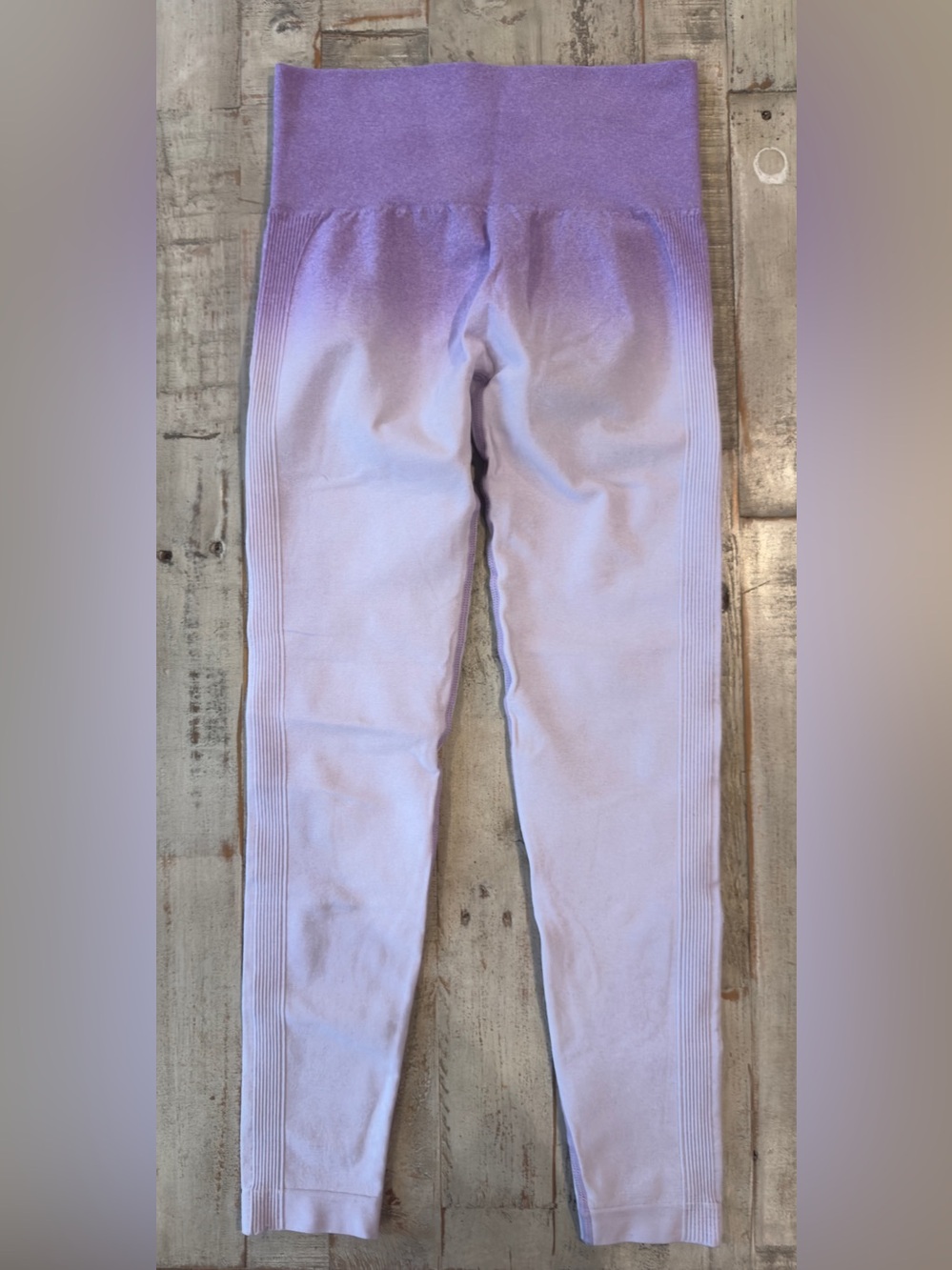 Lavender Ombre High-Waist Seamless Leggings